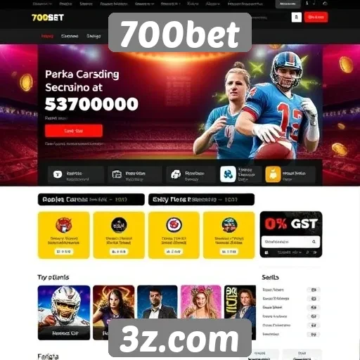 Exploração do design e usabilidade do site 700bet