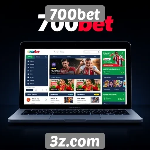 Interface amigável do 700bet para novos usuários